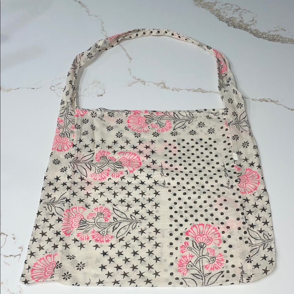 Free People Tote Bag Polka Dots, Floral, & Star Boho | OS